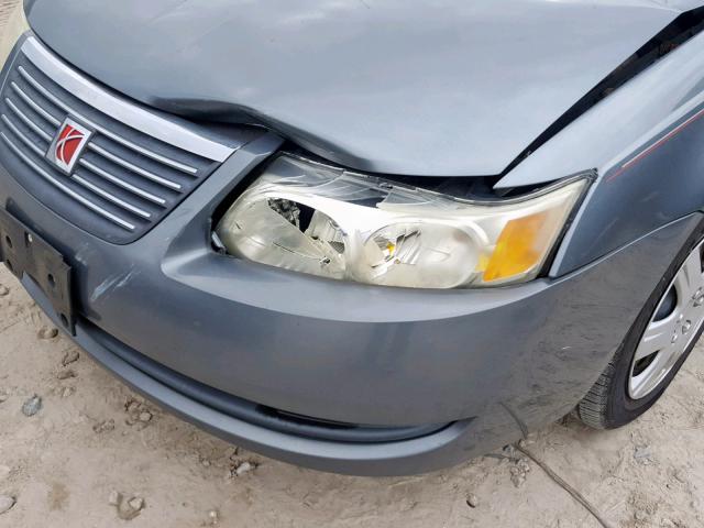 1G8AJ55F06Z166416 - 2006 SATURN ION LEVEL GRAY photo 9