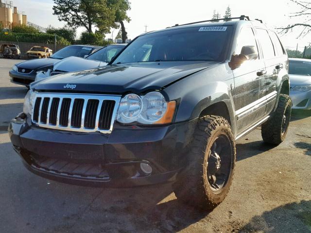 1J8HR58208C243578 - 2008 JEEP GRAND CHER BLACK photo 2