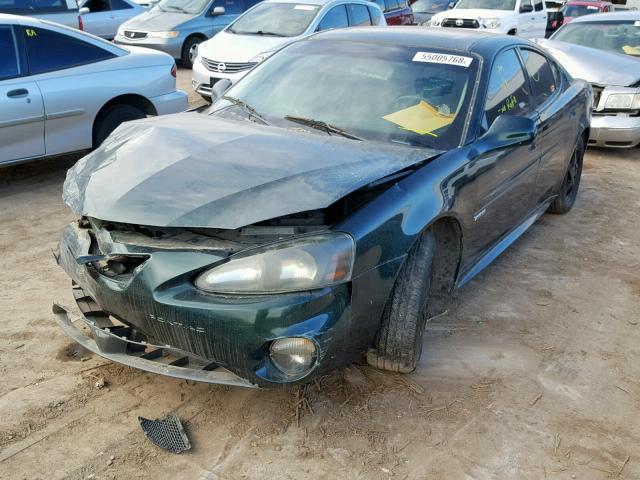 2G2WS522041319171 - 2004 PONTIAC GRAND PRIX GREEN photo 2