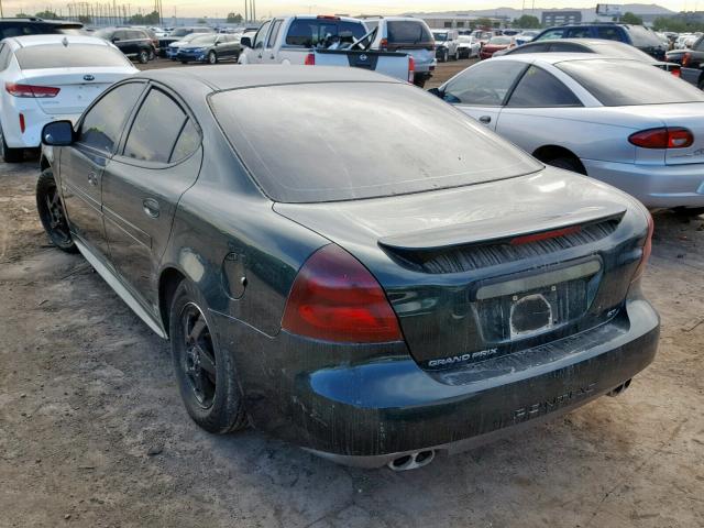 2G2WS522041319171 - 2004 PONTIAC GRAND PRIX GREEN photo 3
