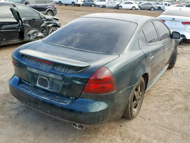 2G2WS522041319171 - 2004 PONTIAC GRAND PRIX GREEN photo 4