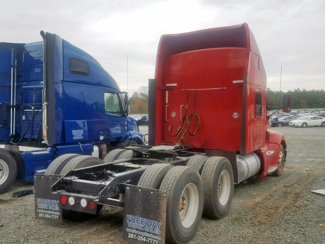 1XKAD49X8DJ344535 - 2013 KENWORTH CONSTRUCTI RED photo 4