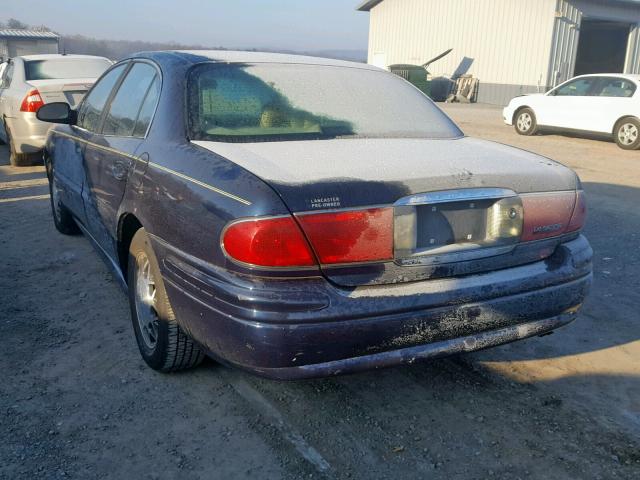 1G4HP54K14U134226 - 2004 BUICK LESABRE CU BLUE photo 3