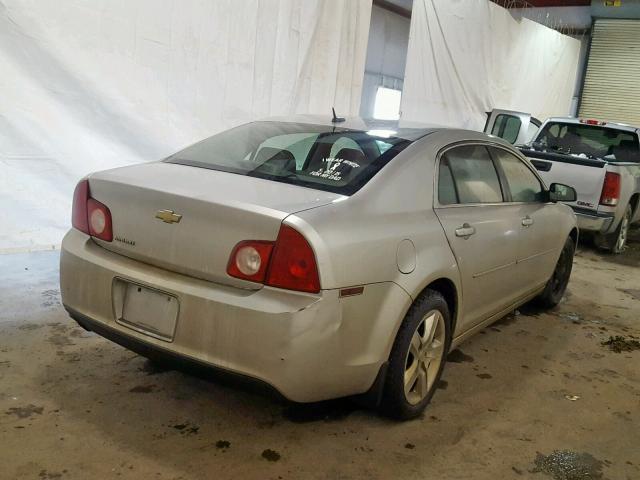 1G1ZB5EB9AF112697 - 2010 CHEVROLET MALIBU LS 银色 照片 4
