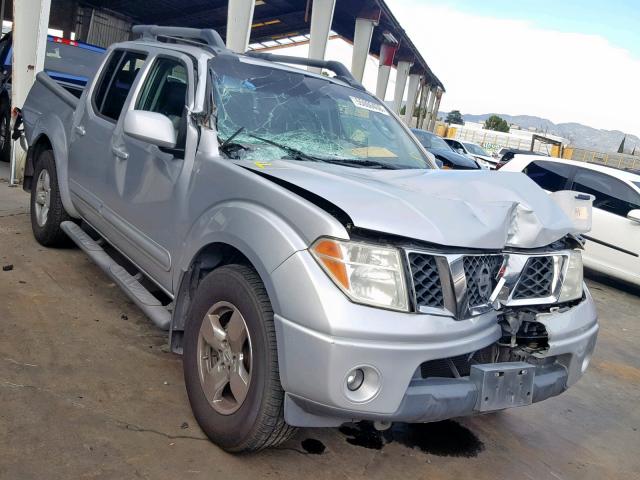 1N6AD07U18C418186 - 2008 NISSAN FRONTIER C SILVER photo 1