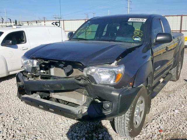 5TFTX4GNXFX046873 - 2015 TOYOTA TACOMA PRE GRAY photo 2