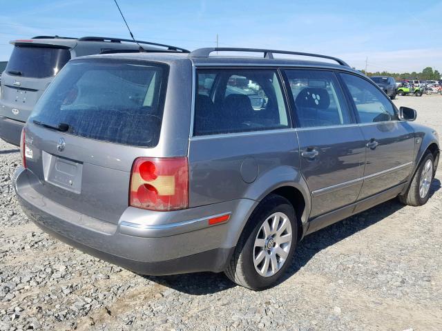 WVWVD63B12E021990 - 2002 VOLKSWAGEN PASSAT GLS GRAY photo 4