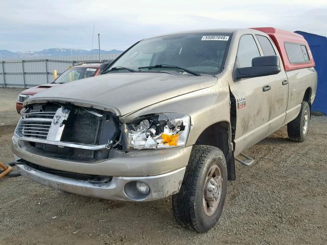 3D7KS28AX8G146205 - 2008 DODGE RAM 2500 S Բեժ լուսանկար 2