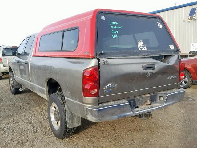 3D7KS28AX8G146205 - 2008 DODGE RAM 2500 S Բեժ լուսանկար 3