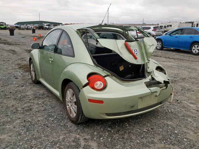 3VWPW31C59M518524 - 2009 VOLKSWAGEN NEW BEETLE 绿色 照片 3