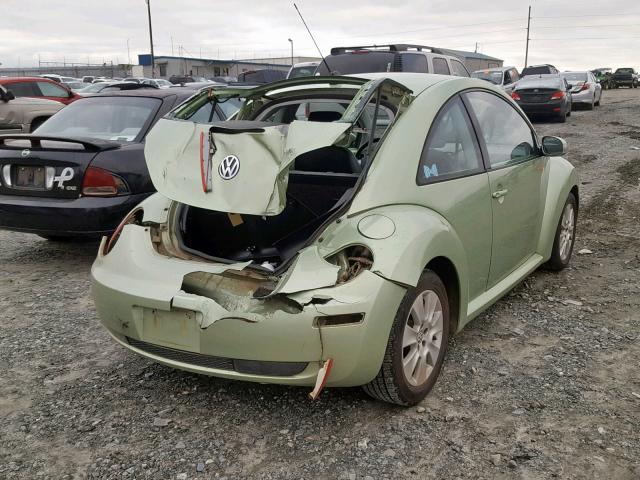 3VWPW31C59M518524 - 2009 VOLKSWAGEN NEW BEETLE 绿色 照片 4