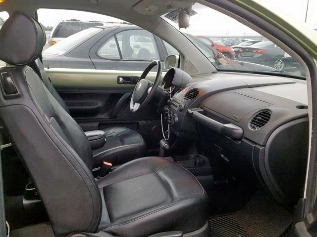 3VWPW31C59M518524 - 2009 VOLKSWAGEN NEW BEETLE 绿色 照片 5