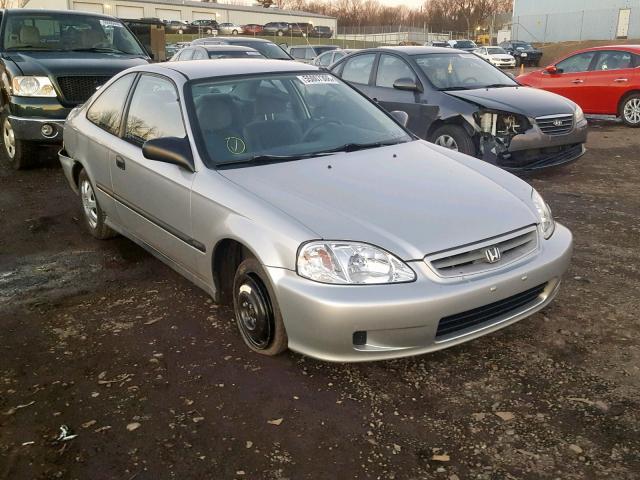 1HGEJ6223XL077220 - 1999 HONDA CIVIC DX SILVER photo 1