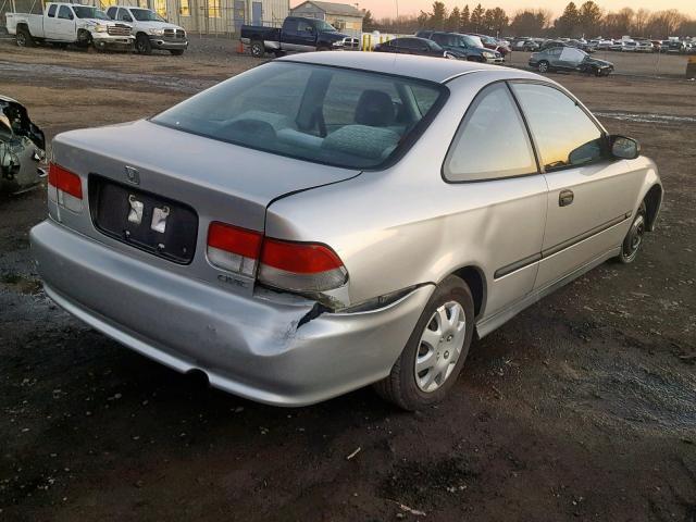 1HGEJ6223XL077220 - 1999 HONDA CIVIC DX SILVER photo 4