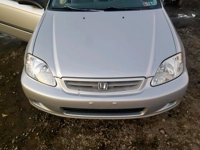 1HGEJ6223XL077220 - 1999 HONDA CIVIC DX SILVER photo 7