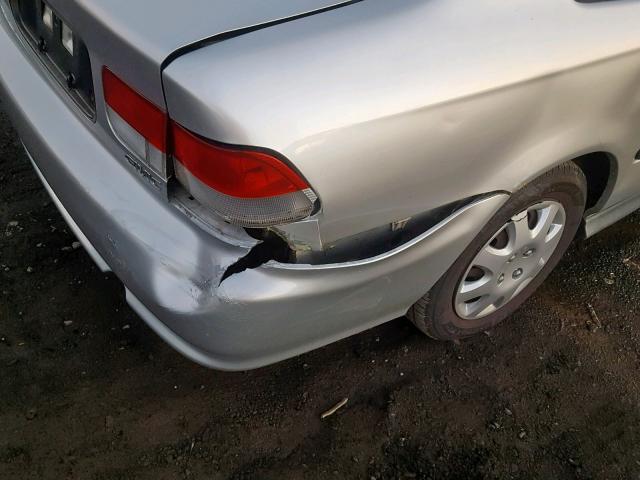 1HGEJ6223XL077220 - 1999 HONDA CIVIC DX SILVER photo 9