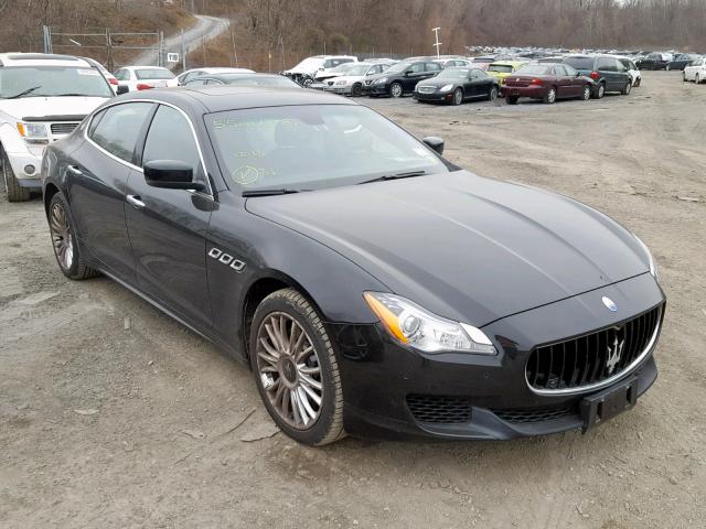 ZAM56RRA1E1122853 - 2014 MASERATI QUATTROPOR BLACK photo 1