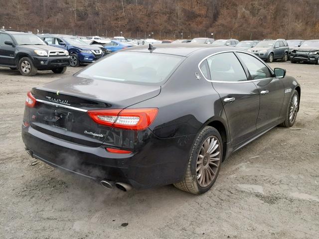 ZAM56RRA1E1122853 - 2014 MASERATI QUATTROPOR BLACK photo 4