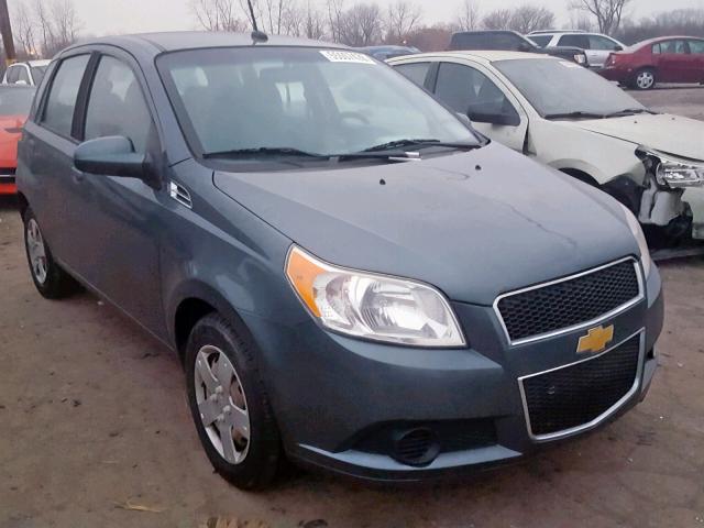KL1TD6DE3AB117577 - 2010 CHEVROLET AVEO LS TEAL photo 1