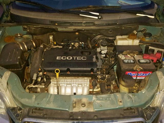 KL1TD6DE3AB117577 - 2010 CHEVROLET AVEO LS TEAL photo 7