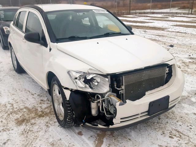 1B3HB48A99D112482 - 2009 DODGE CALIBER SX WHITE photo 1