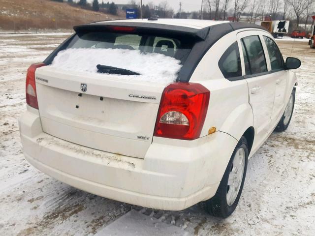 1B3HB48A99D112482 - 2009 DODGE CALIBER SX WHITE photo 4