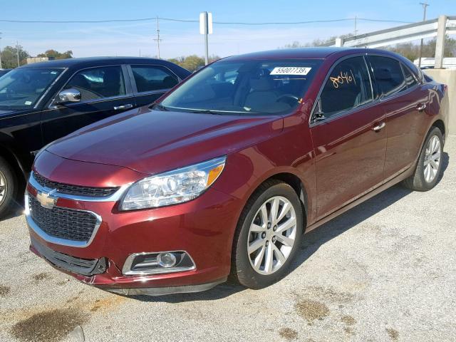 1G11E5SA9GF159236 - 2016 CHEVROLET MALIBU LIM 栗色 照片 2