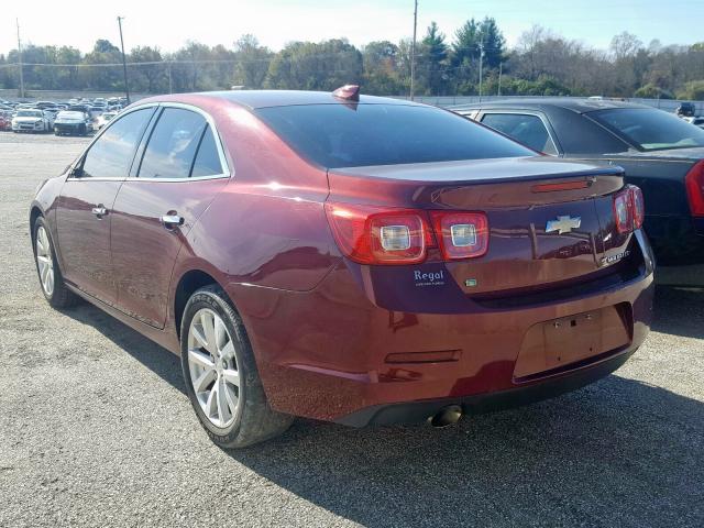 1G11E5SA9GF159236 - 2016 CHEVROLET MALIBU LIM 栗色 照片 3