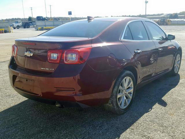 1G11E5SA9GF159236 - 2016 CHEVROLET MALIBU LIM 栗色 照片 4
