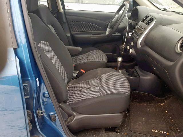 3N1CK3CP6HL266996 - 2017 NISSAN MICRA BLUE photo 5