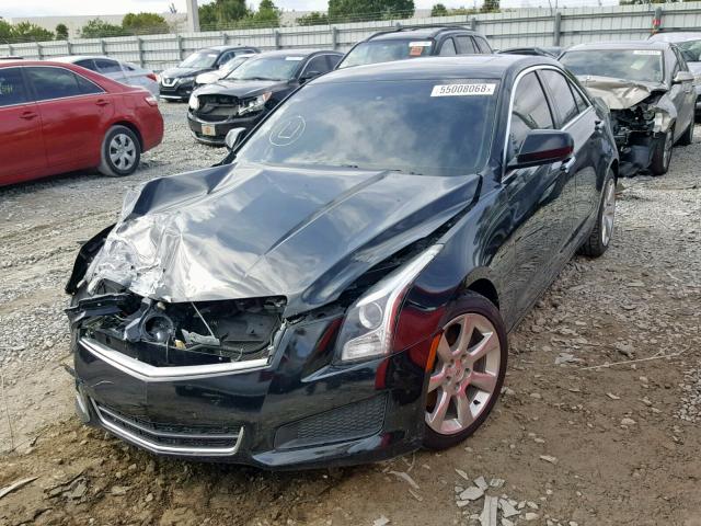 1G6AA5RA6D0131209 - 2013 CADILLAC ATS BLACK photo 2