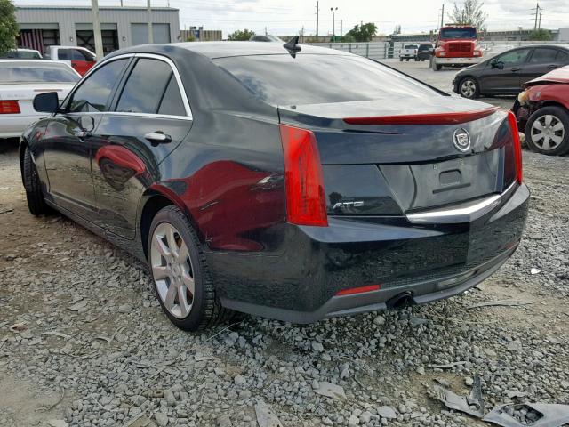 1G6AA5RA6D0131209 - 2013 CADILLAC ATS BLACK photo 3