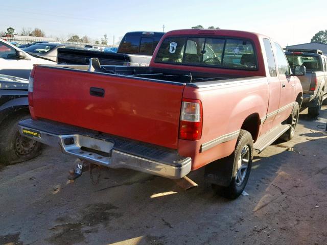 JT4UN22D6V0035888 - 1997 TOYOTA T100 XTRAC RED photo 4