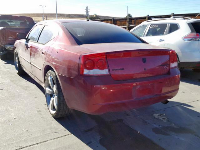 2B3CA3CV3AH180866 - 2010 DODGE CHARGER SX RED photo 3