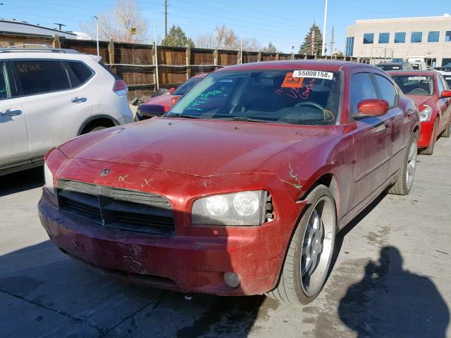 2B3CA3CV3AH180866 - 2010 DODGE CHARGER SX RED photo 9