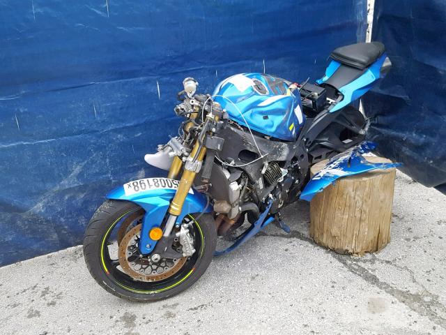 N0V1N55008198 - 2015 SUZUKI GSX-R750 BLUE photo 2