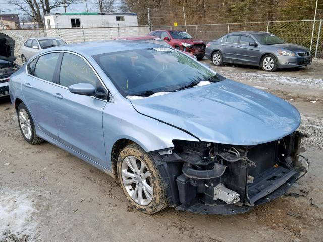 1C3CCCAB0FN640165 - 2015 CHRYSLER 200 LIMITE BLUE photo 1