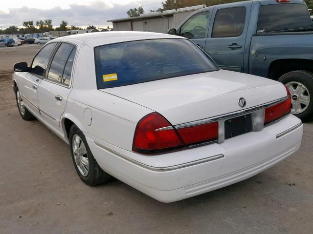 2MEFM74W1YX601189 - 2000 MERCURY GRAND MARQ WHITE photo 3