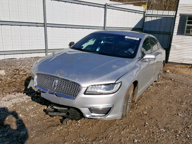 3LN6L5A90HR606255 - 2017 LINCOLN MKZ PREMIE SILVER photo 2