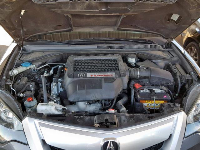 5J8TB2H21BA000273 - 2011 ACURA RDX CHARCOAL photo 7