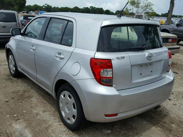 JTKKU10449J033136 - 2009 TOYOTA SCION XD SILVER photo 3