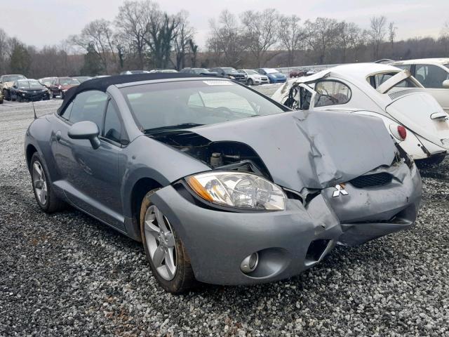 4A3AL25F17E010812 - 2007 MITSUBISHI ECLIPSE SP GRAY photo 1