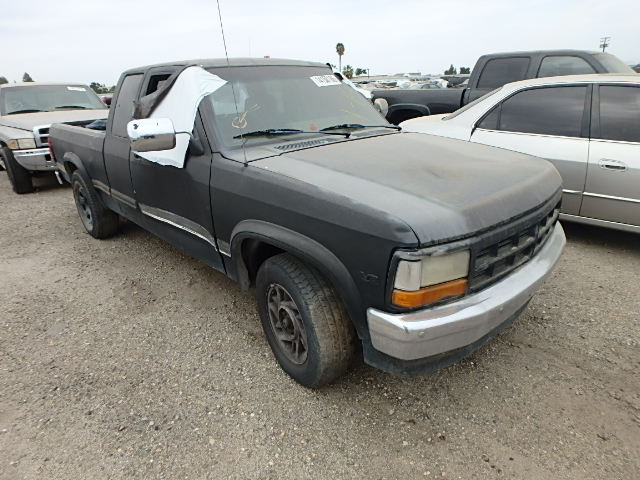 1B7GL23Y5NS661246 - 1992 DODGE DAKOTA BLACK photo 1