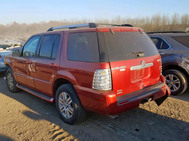 4M2EU48826UJ16372 - 2006 MERCURY MOUNTAINEE RED photo 3