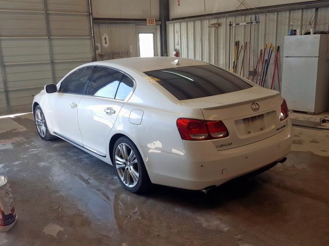 JTHBC96S075004848 - 2007 LEXUS GS 450H WHITE photo 3