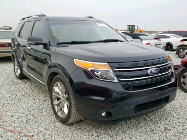 1FMHK7F85CGA72872 - 2012 FORD EXPLORER L BLACK photo 1