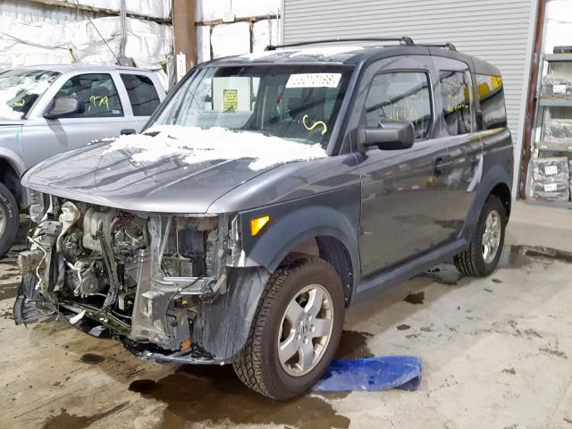 5J6YH28685L005589 - 2005 HONDA ELEMENT EX GREEN photo 2