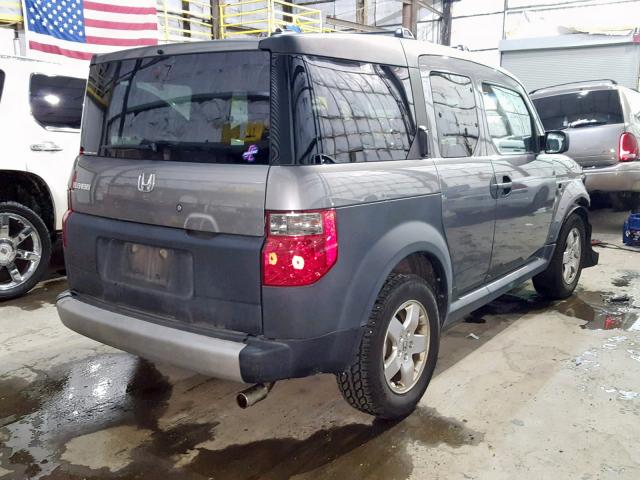 5J6YH28685L005589 - 2005 HONDA ELEMENT EX GREEN photo 4