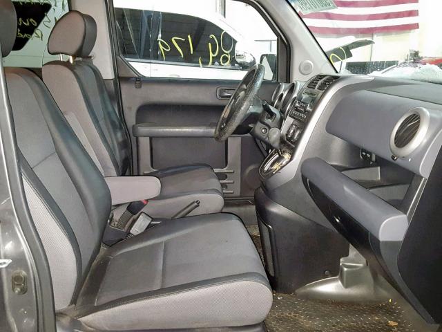 5J6YH28685L005589 - 2005 HONDA ELEMENT EX GREEN photo 5