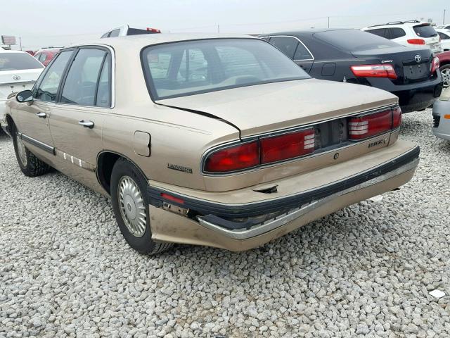 1G4HP53L8PH436376 - 1993 BUICK LESABRE CU GOLD photo 3